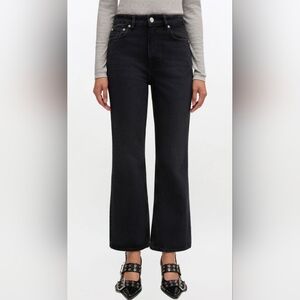 NWT Ganni Betzy Cropped Jeans. Size 30W/32L